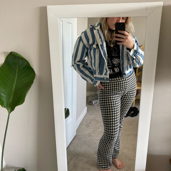 Striped Denim Jacket - Picture 4 of 4